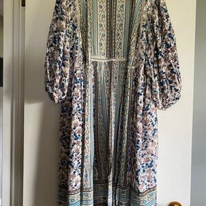 Angie Boho Maxi Duster Kimono